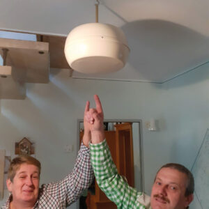 Die zufriedene Familie Grenl mit Ihrem AQUAPOL® Gerät